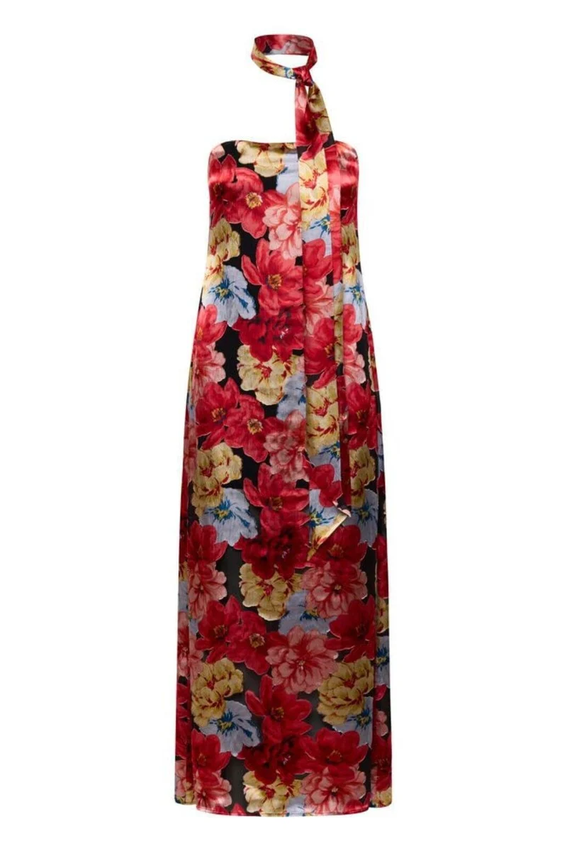 Gestuz - Gzsigrida P Silk Dress 10911030 - 109158 - Dessert Flower Multi