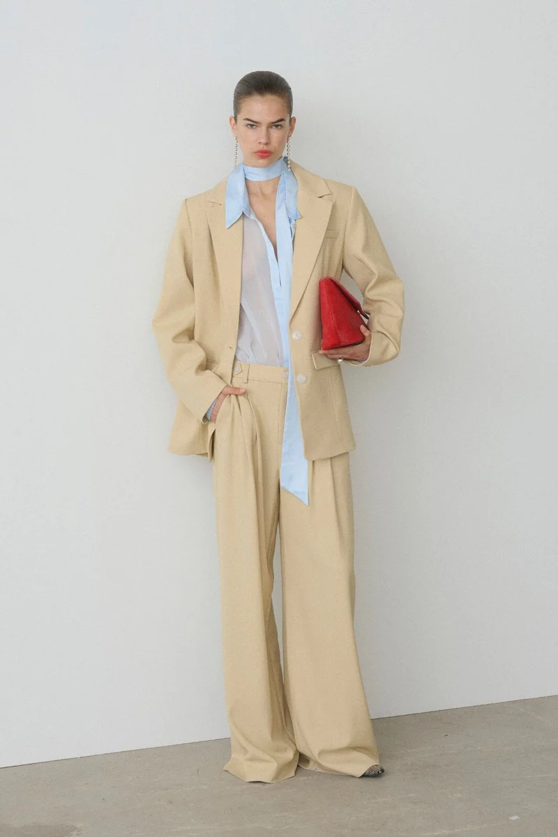 Gestuz - Gzstacy Pants 10911101 - 109221 - Pale Hay Melange