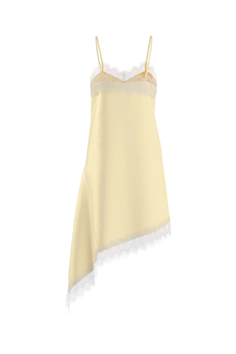Hypedrop - Hdkimora Midi Satin Lace Dress 32000842 - 5191858 - Anise Flower