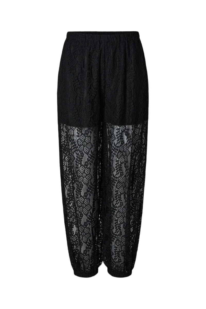 Pieces - Pcaline Balloon Lace Pants - 5117739 Black