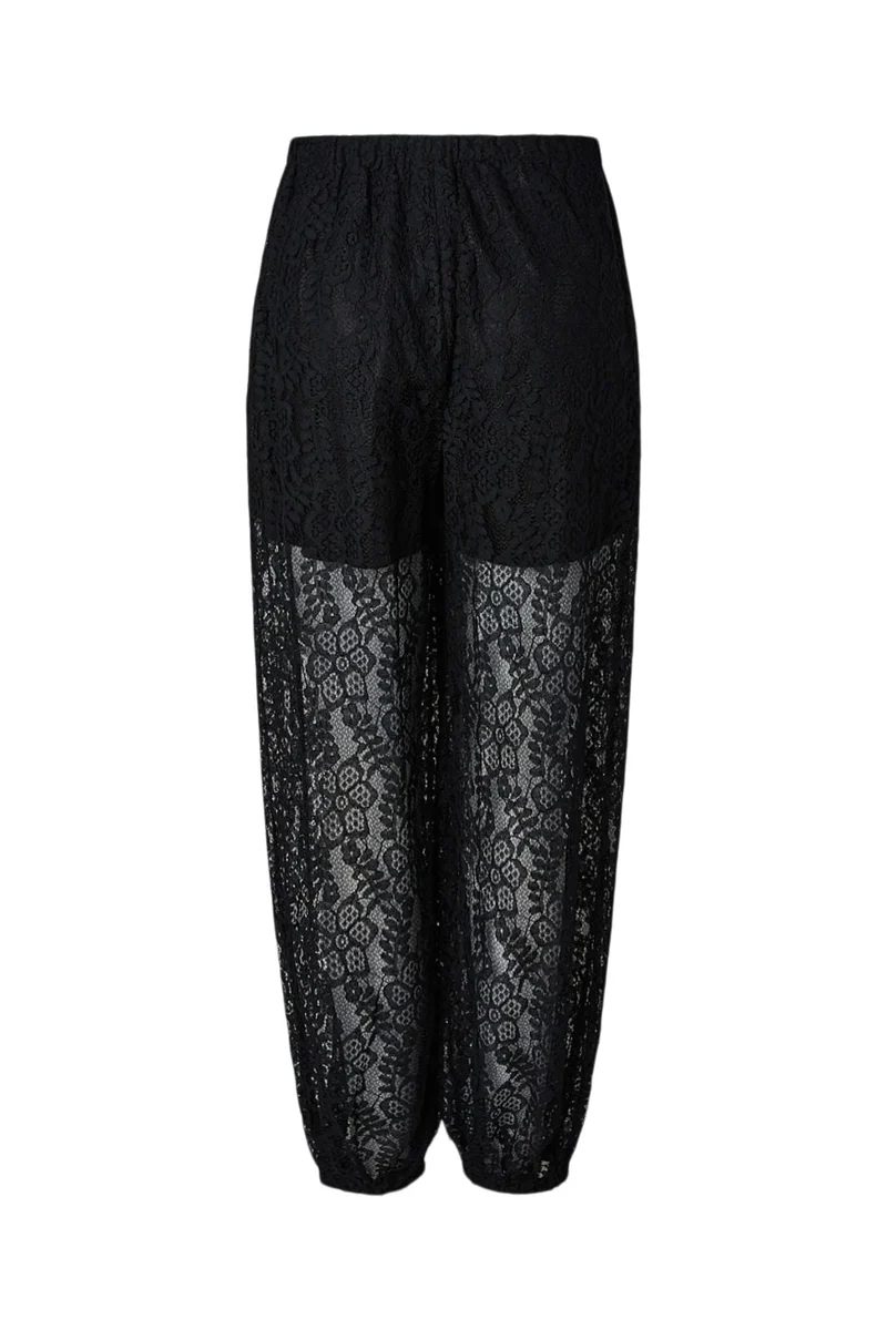 Pieces - Pcaline Balloon Lace Pants - 5117739 Black
