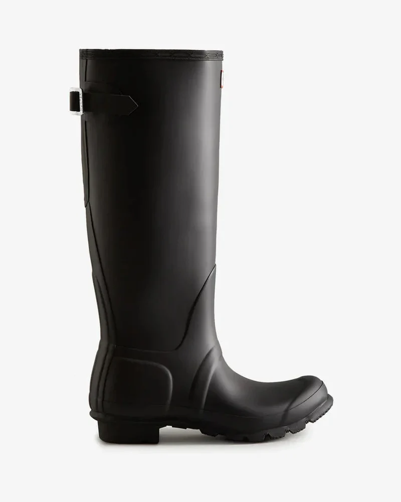 Hunter - Women Original Tall Back Adjustable Boot Wft1001rmablk - Black