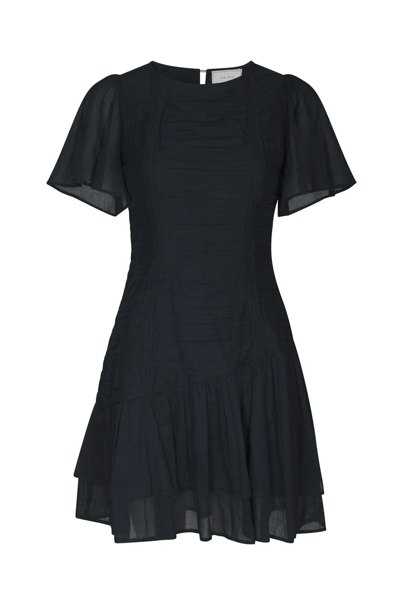 Neo Noir - Circle S Voile Dress 169038 - 141 - Navy