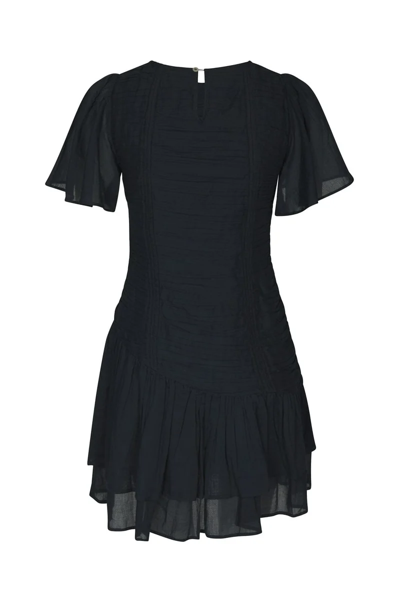 Neo Noir - Circle S Voile Dress 169038 - 141 - Navy