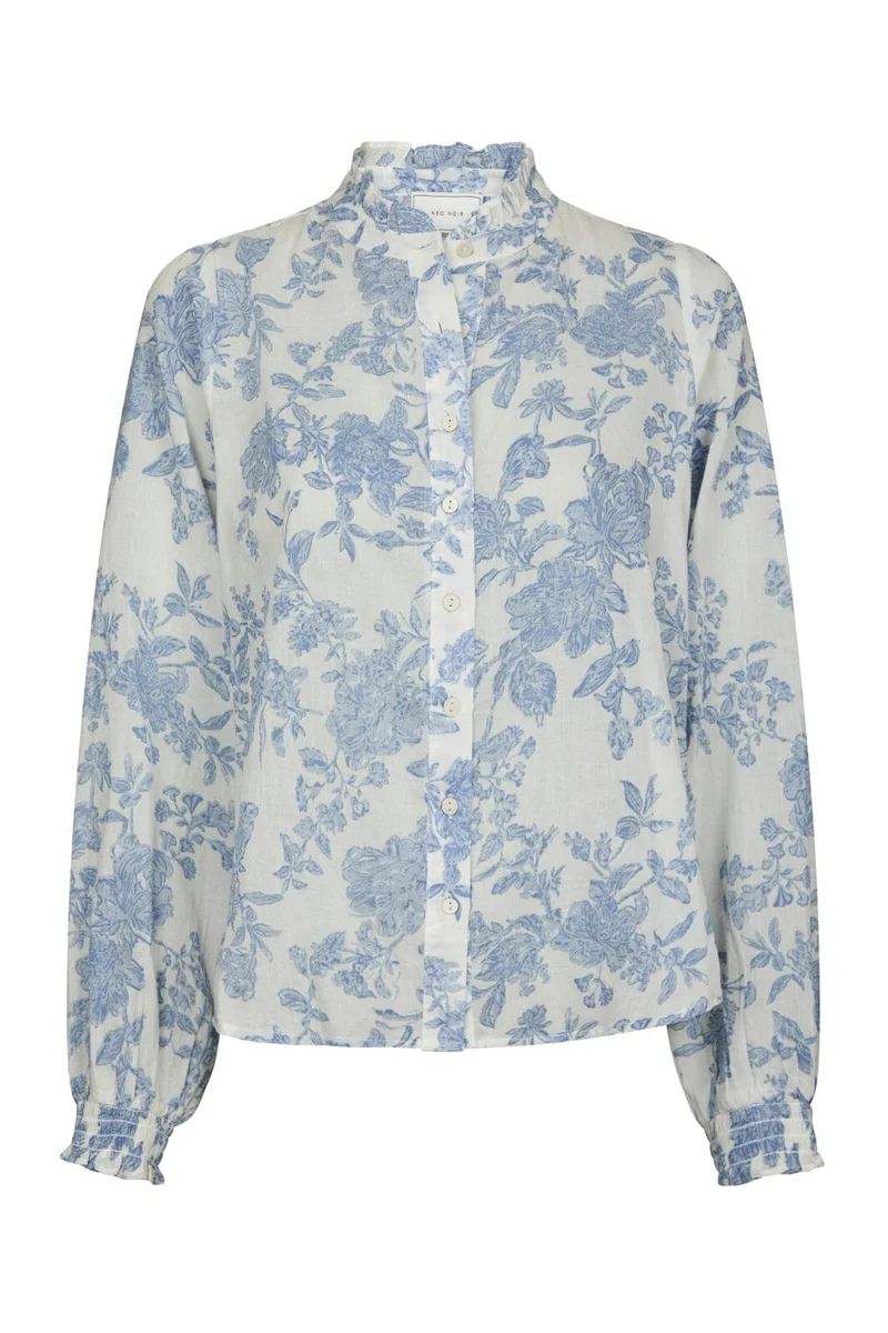 Neo Noir - Oda Flower Spring Shirt 168714 - 120 - White