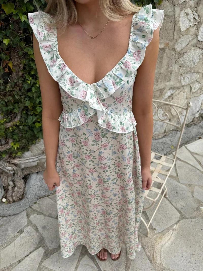 BYIC x Molly&My - Melbaic Dress A23117 - Romantic Bloom