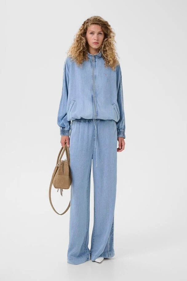 Gestuz - Gzsea Pants 10911025 - 109183 - Mid Denim Blue