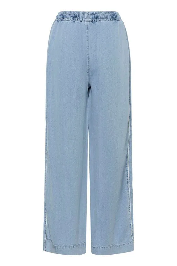 Gestuz - Gzsea Pants 10911025 - 109183 - Mid Denim Blue