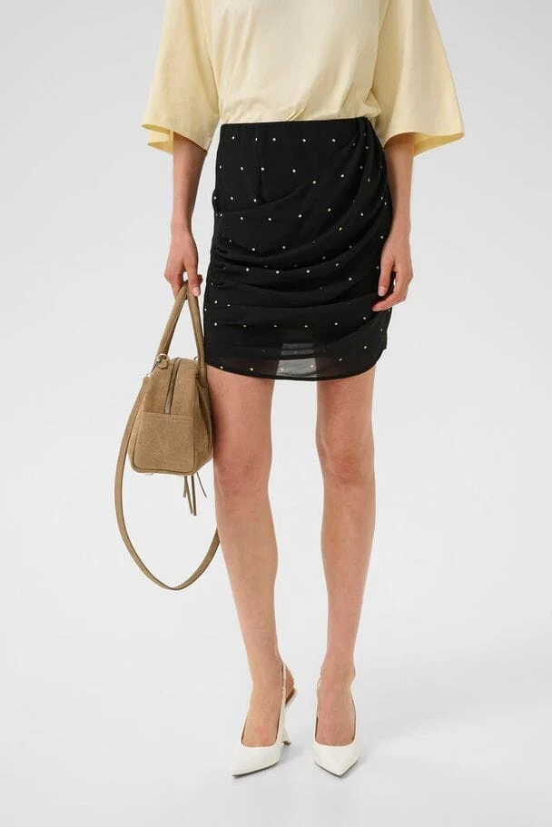 Gestuz - Gzdorthie P Skirt 10911036 - 109160 - Khaki Dot