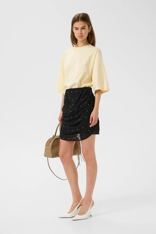 Gestuz - Gzdorthie P Skirt 10911036 - 109160 - Khaki Dot