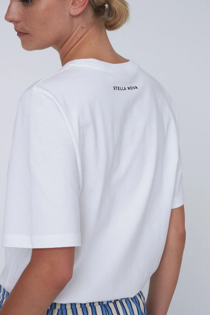 Stella Nova - Printed T-shirt oj61-1450 - 001 White
