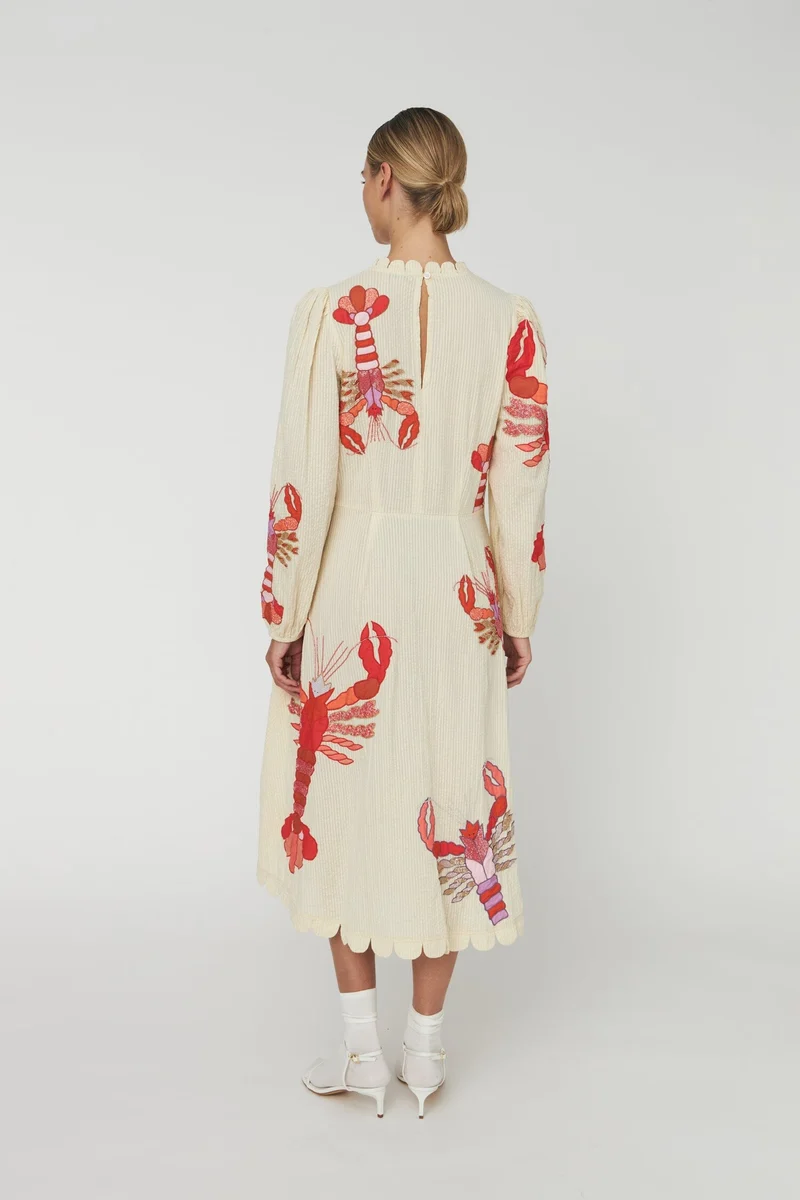 Stella Nova - Embroidered Maxi Dresssu61-4382 - 530 Multicolour