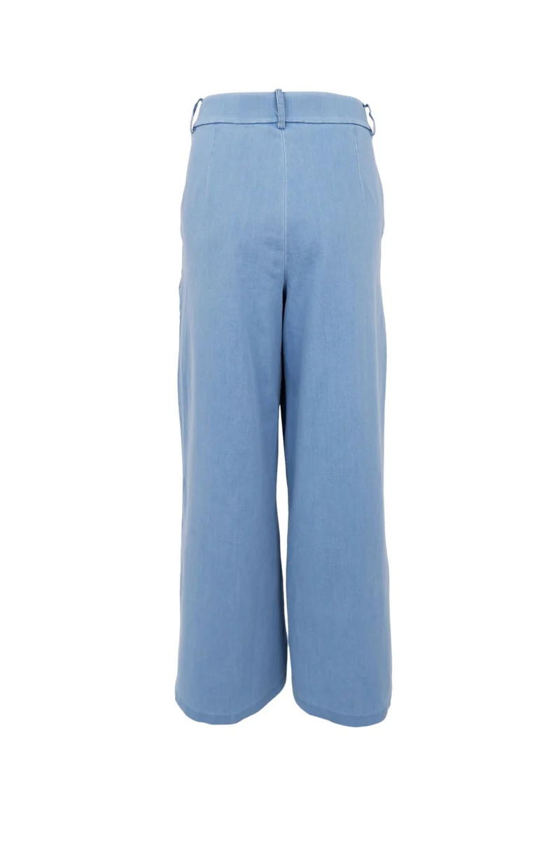 Black Colour - Bcdenice Boxy Denim Pant 41128 - Lt. Denim