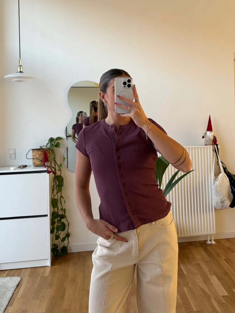 Modström - Vilsonmd T-Shirt 59005 - 8854 - Wineberry