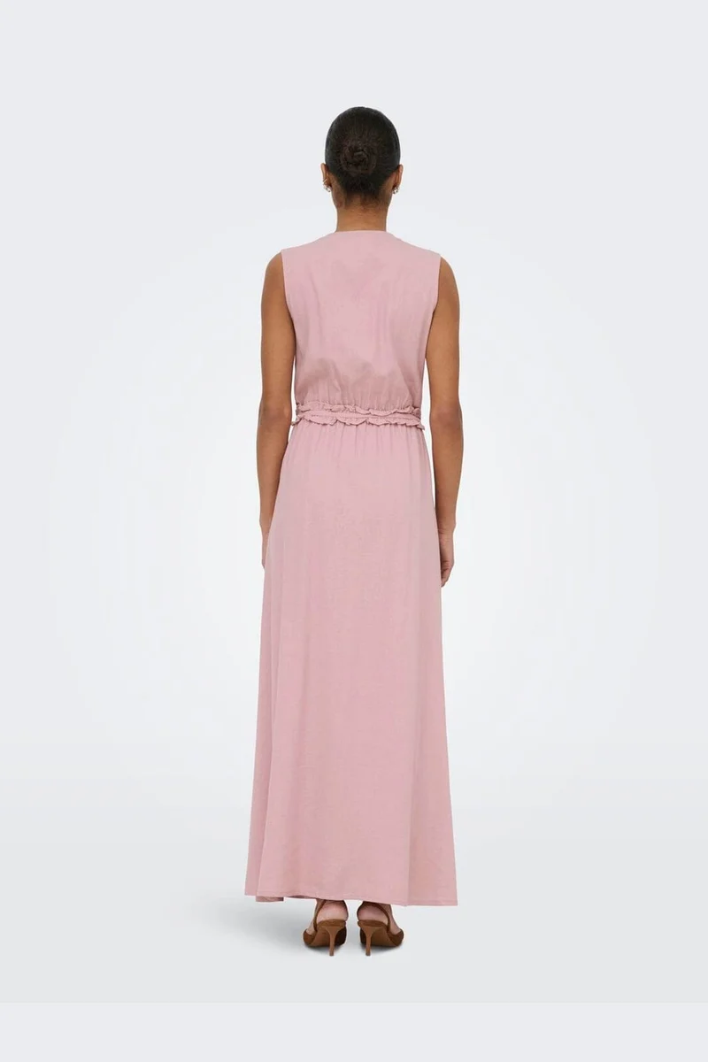 Only - Onlgoa Sl Linen Bl Long Dress Cc - 4942265 Burnished Lilac