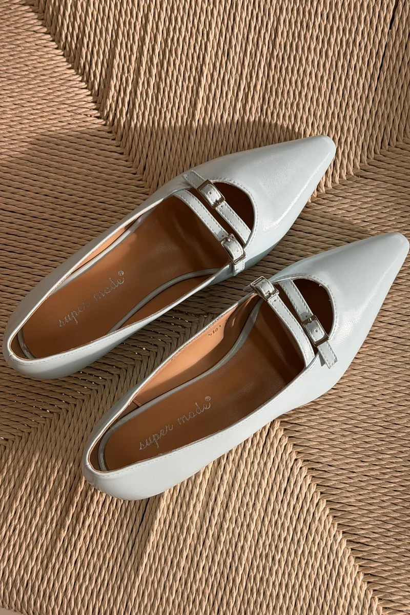 Bloom - Galanthus Ballet Flats - Sky Blue
