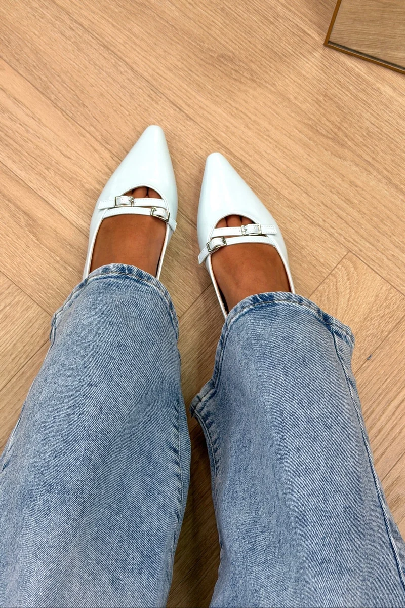 Bloom - Galanthus Ballet Flats - Sky Blue