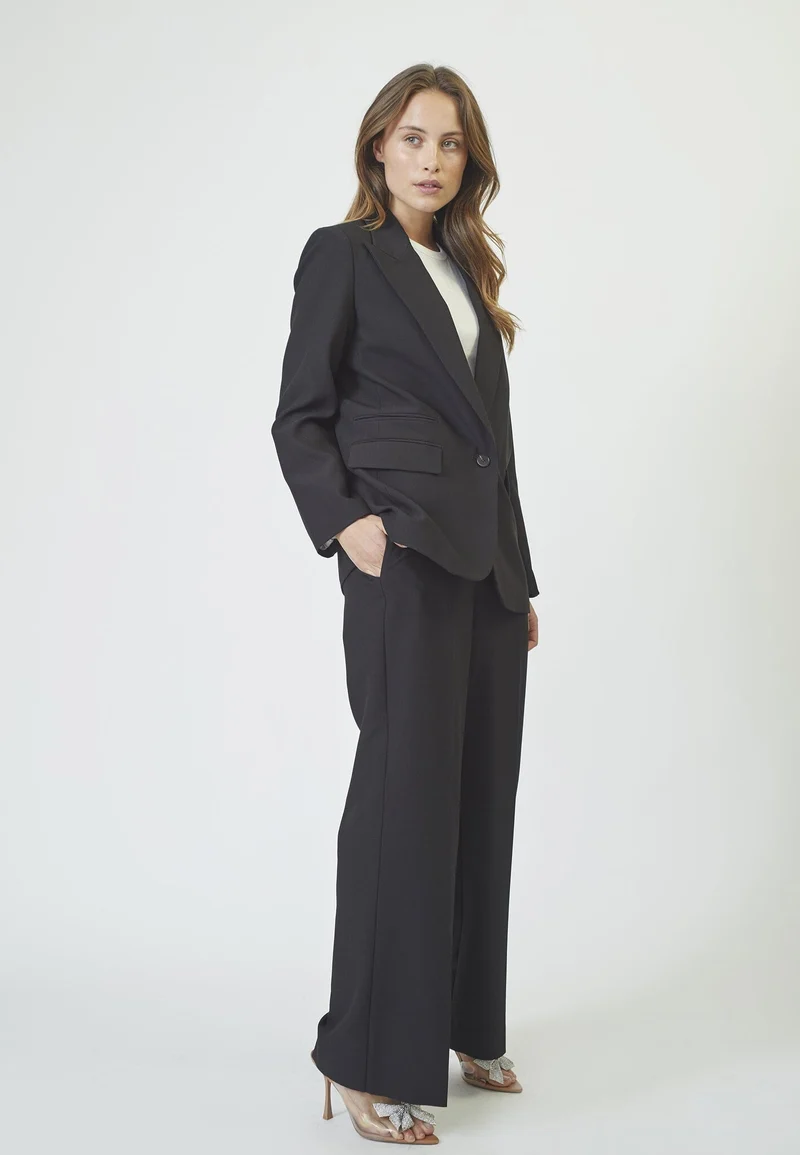 Co´Couture - Volacc Wide Pant 31191 - 96 - Black