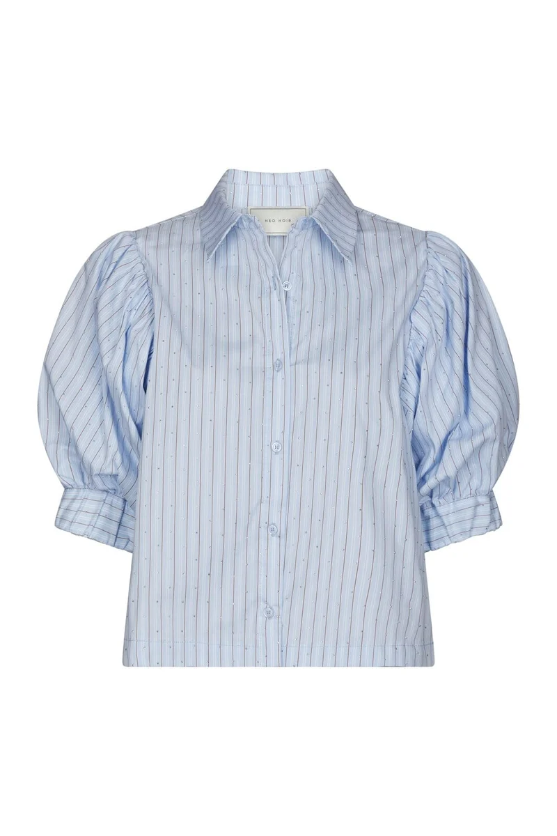 Neo Noir - Etta Stripe Stone Shirt 168625 - 145 - Light Blue