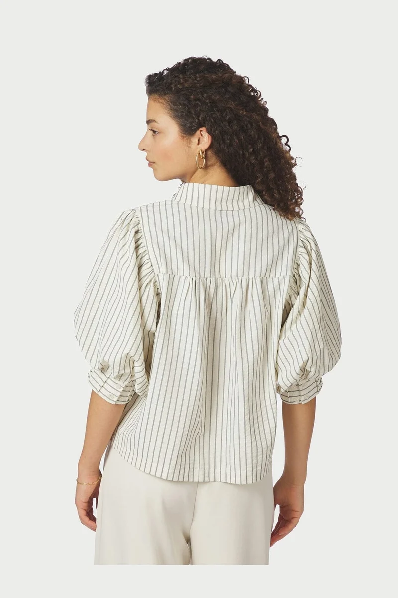 Neo Noir - Etta Slim Stripe Shirt 168663 - 121 - Off White