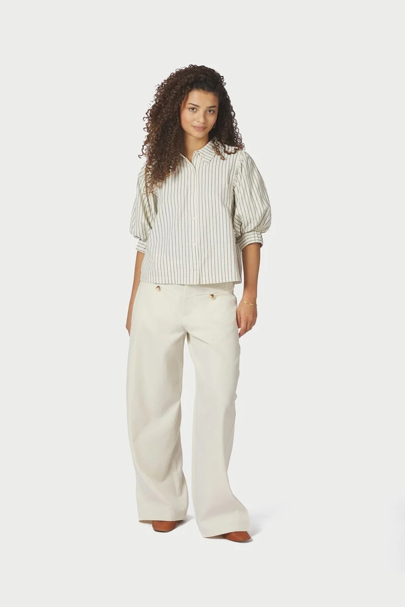 Neo Noir - Etta Slim Stripe Shirt 168663 - 121 - Off White