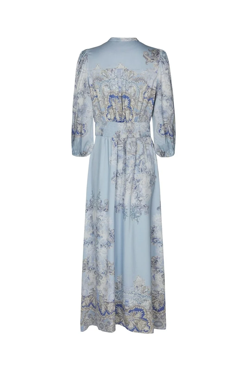 Neo Noir - Stellar Artist Paisley Dress 165339 - 145 - Light Blue