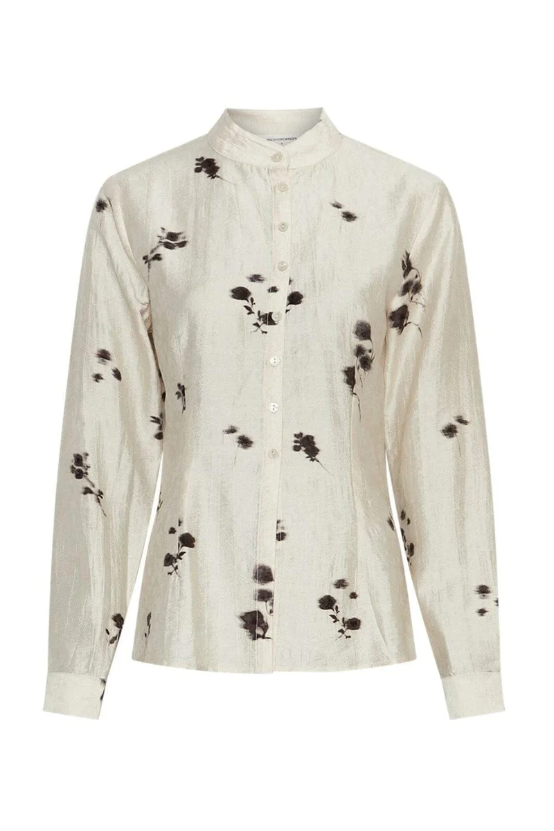 MSCH Copenhagen - Mschrianne Shirt 19633 - Oatmeal Flower