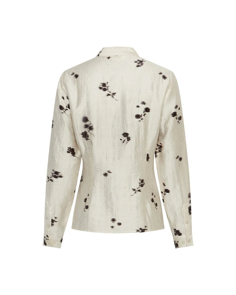 MSCH Copenhagen - Mschrianne Shirt 19633 - Oatmeal Flower