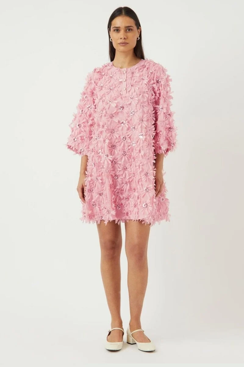 YAS - Yasabelone 3/4 Dress - 4806288 Romance Rose