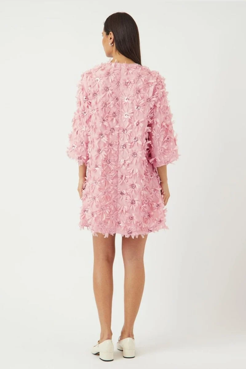 YAS - Yasabelone 3/4 Dress - 4806288 Romance Rose