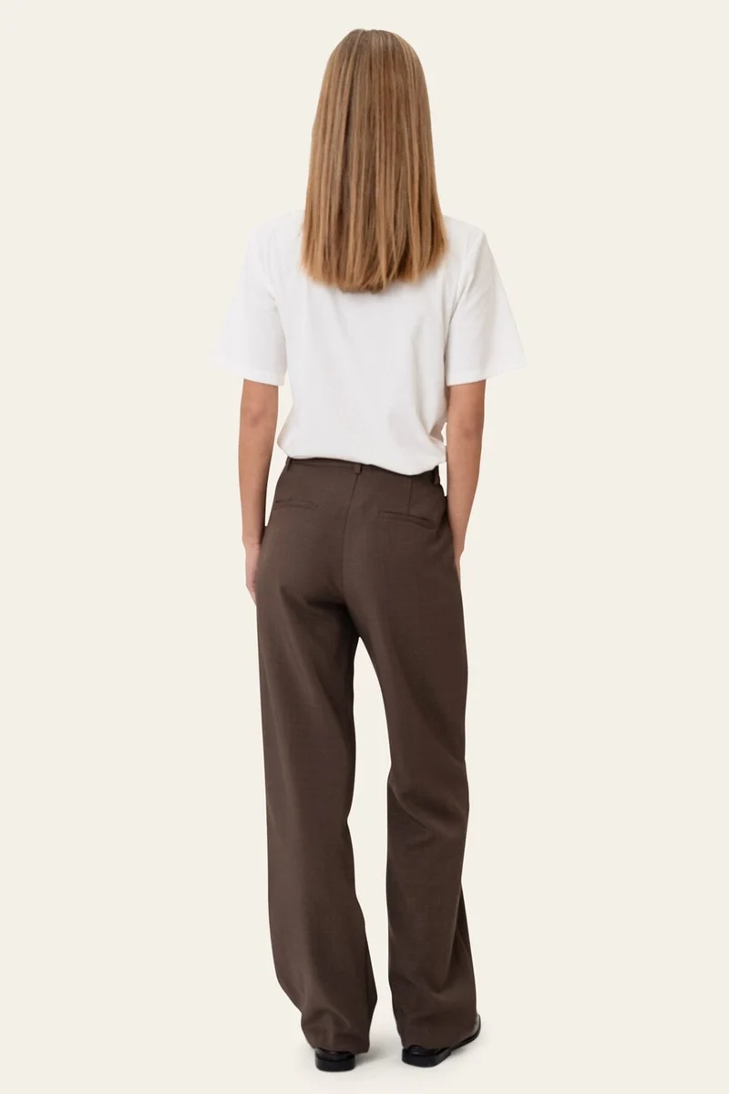 BYIC - Signatureic Wide Pants A2586 - Dark Brown