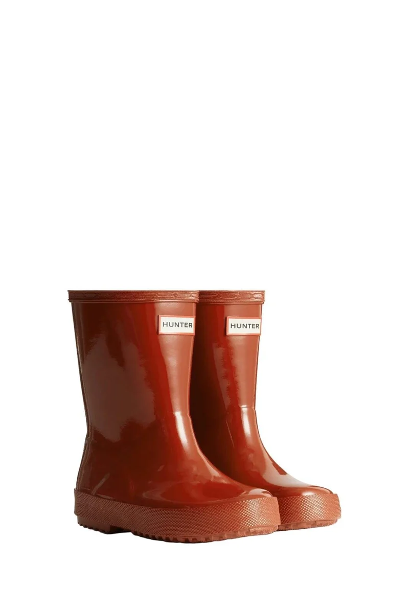 Hunter - Kids First Gloss Boot Hfrk0036252mlr - Military Red