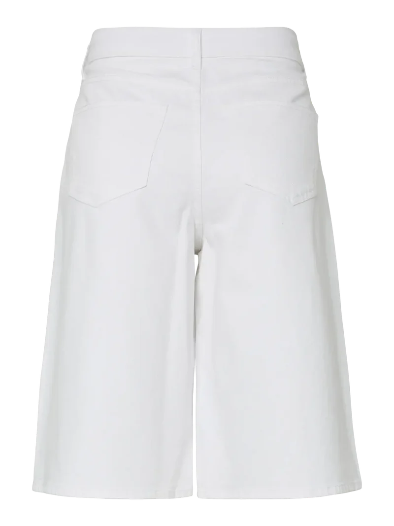 Pieces - Pcsky Denim Jorts - 4992539 Bright White