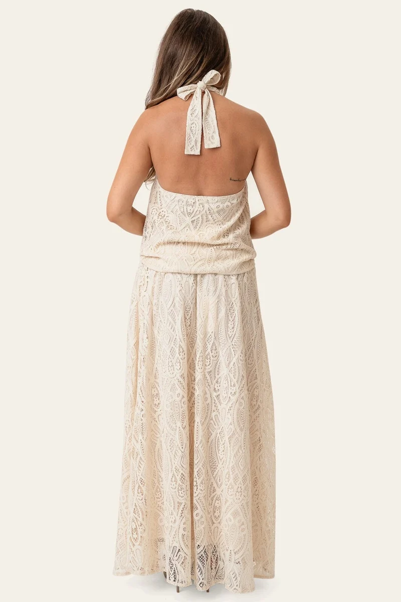 BYIC - Kajaic Long Skirt A2592 - Off White Lace