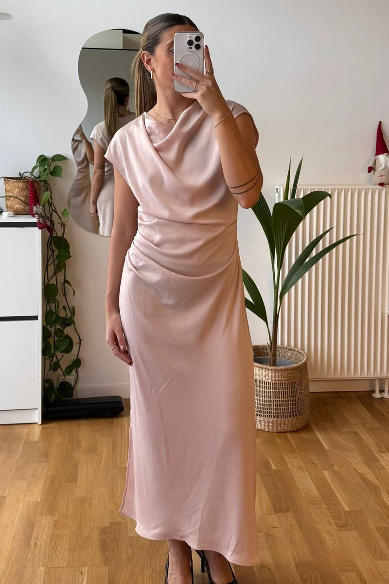 Modström - Tailormd Dress 58386 - 13624 - Peach Whip