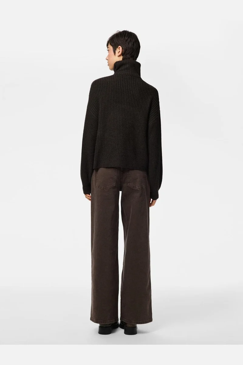 Pieces - Pcsilly Ls Half Zip Knit - 5099226 Delicioso Melange