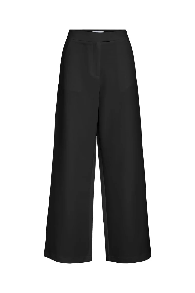 Vila - Vigery Winnie Wide Pants/Dc - 5001851 Black Beauty