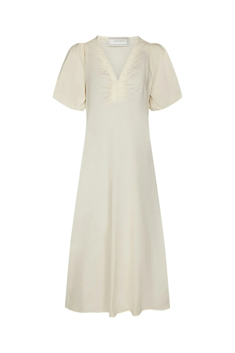 Neo Noir - Illana Poplin Dress 160660 - 416 - Butter Yellow