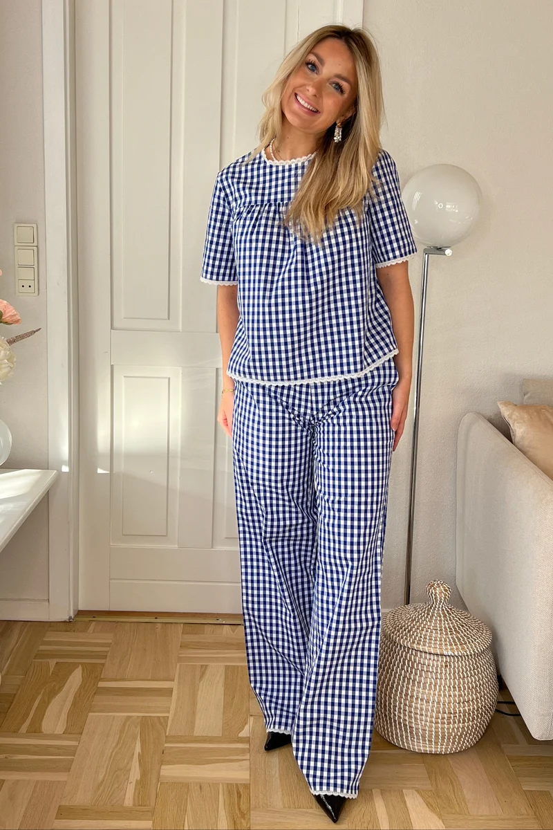 Dear Molly - Milk Pants 164241B - Blue And White