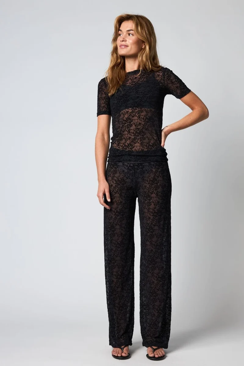 Hype The Detail - Lace Pant 852-21 - 9 - Black