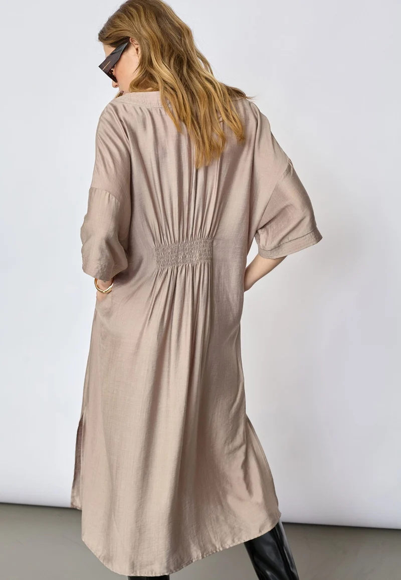 Co´Couture - Heracc Tunic V-Dress 46103 - 154 - Walnut