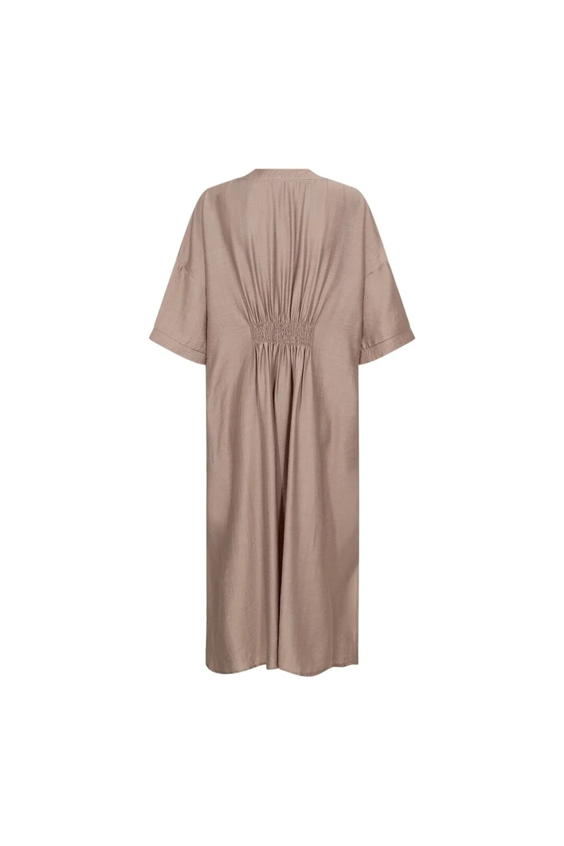 Co´Couture - Heracc Tunic V-Dress 46103 - 154 - Walnut