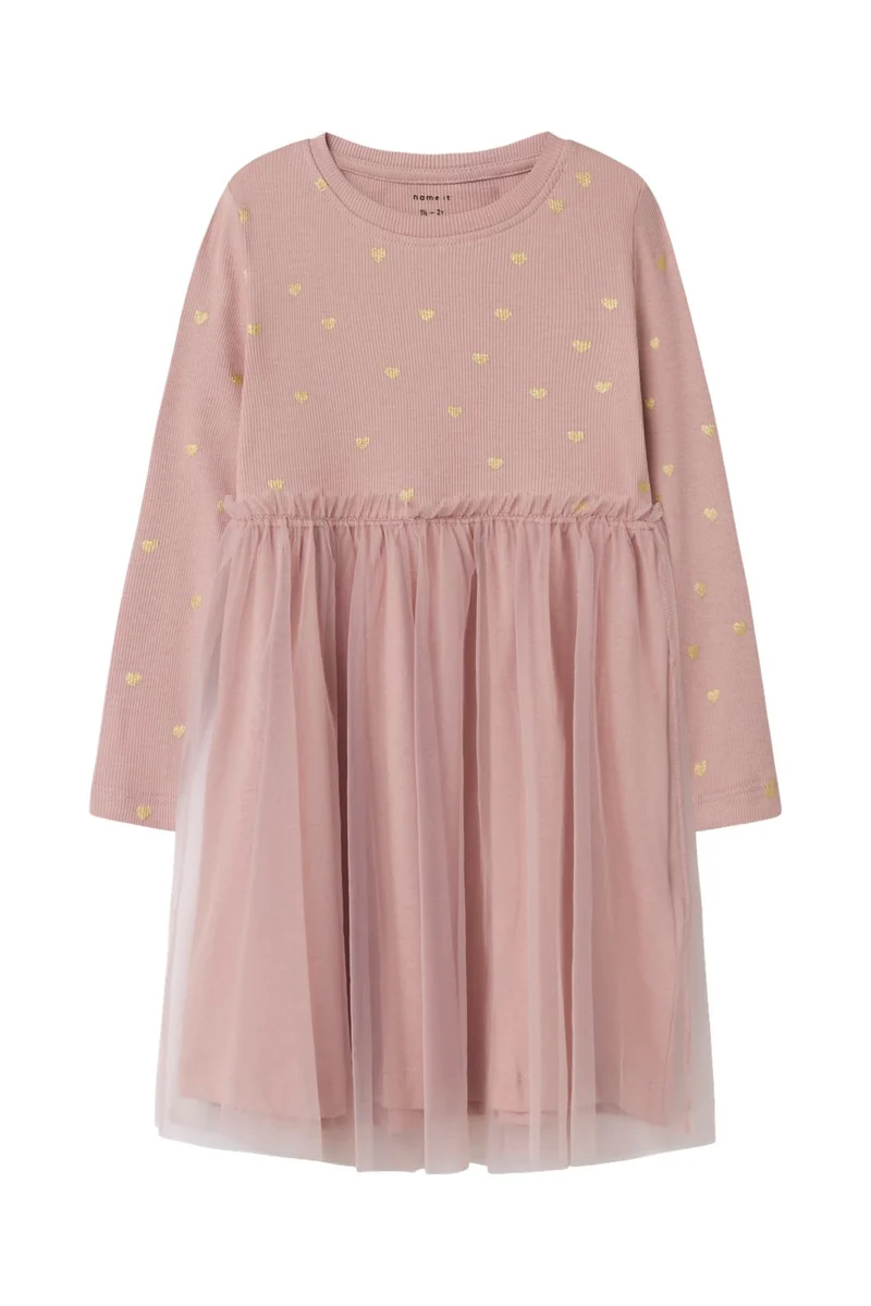 Name It - Nmfnadja Ls Dress - 4636053 Deauville Mauve