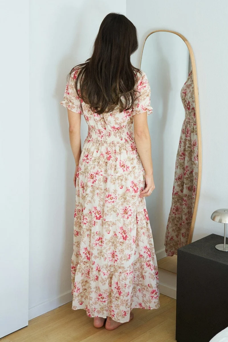 Neo Noir - Kanza Flower Dress 167705 - 165 - Rose
