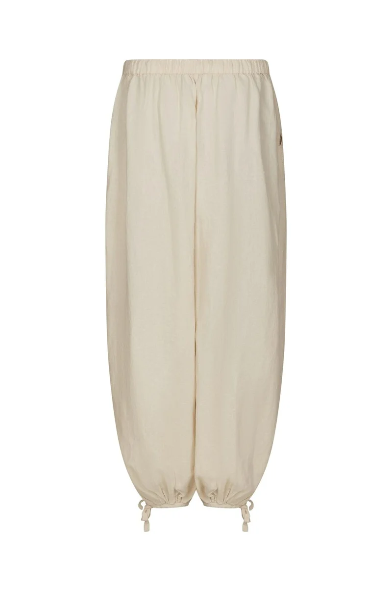 Neo Noir - Roxane Balloon Linen Pants 169313 - 213 - Sand