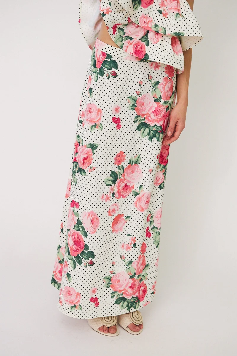 Cras - Joselle Skirt C710 - Polka Rose