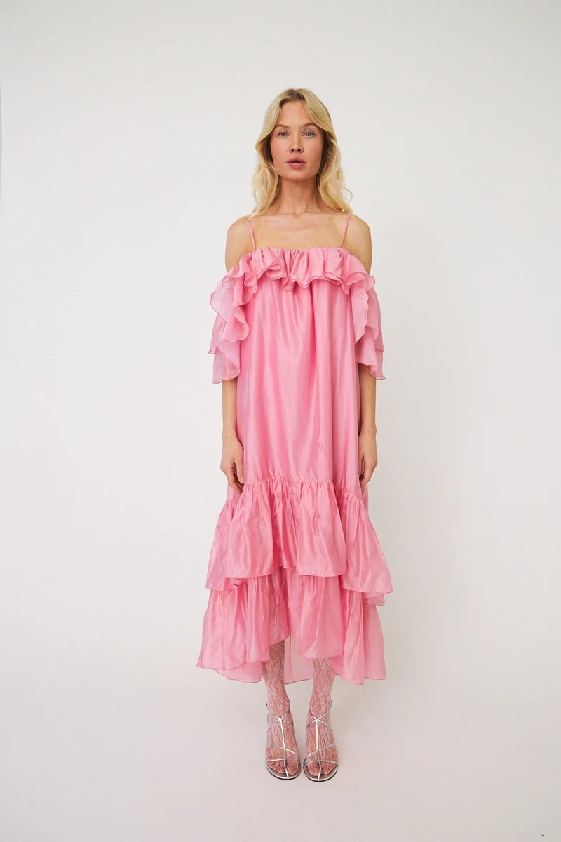 Cras - Lively Dress C689 - Pink