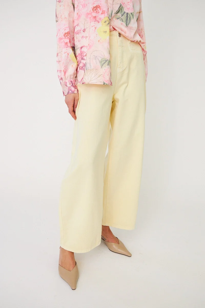 Cras - Ada Pants C682 - Lemon Icing