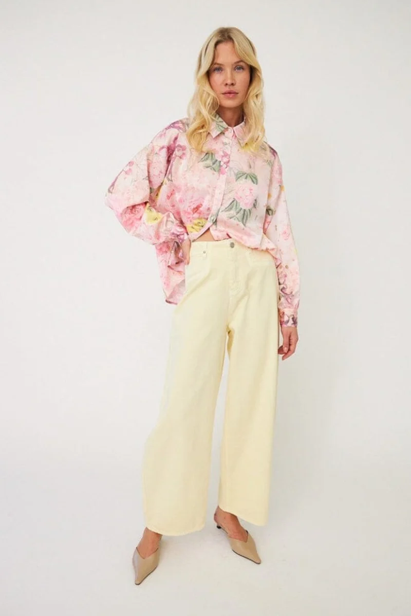 Cras - Ada Pants C682 - Lemon Icing