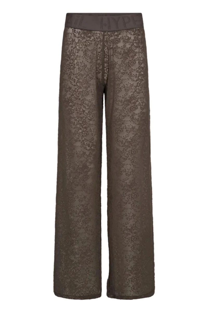 Hype The Detail - Lace Pant 852-21 - 2 - Brun